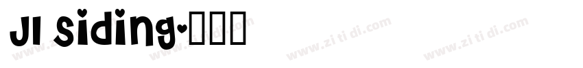 JI Siding字体转换